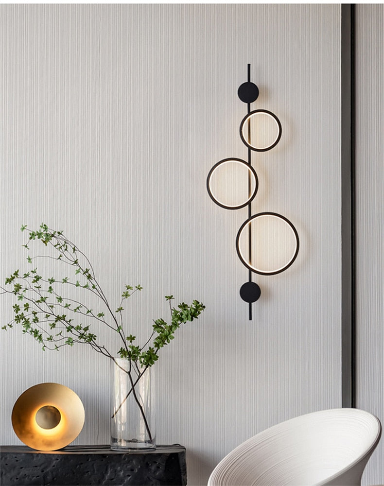 Global Zones (Black) Wall Light
